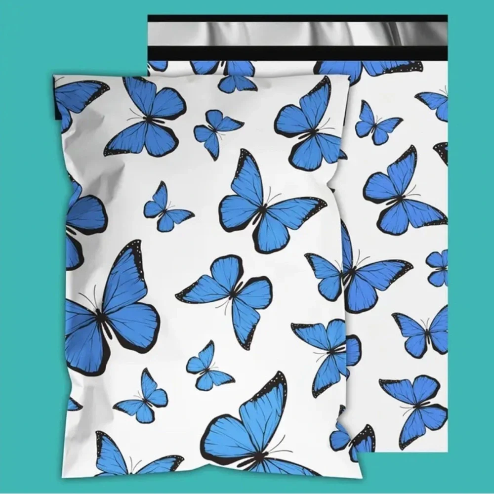 20 Butterfly Poly Mailers 14.5x19”